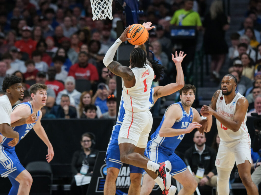 University of Houston point guard Jamal Shead will go down as one of the best players in the school's rich basketball history. (Photo by F. Carter Smith)