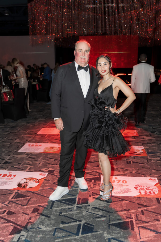 Aven and Tracey McBride at the Heart Ball.  