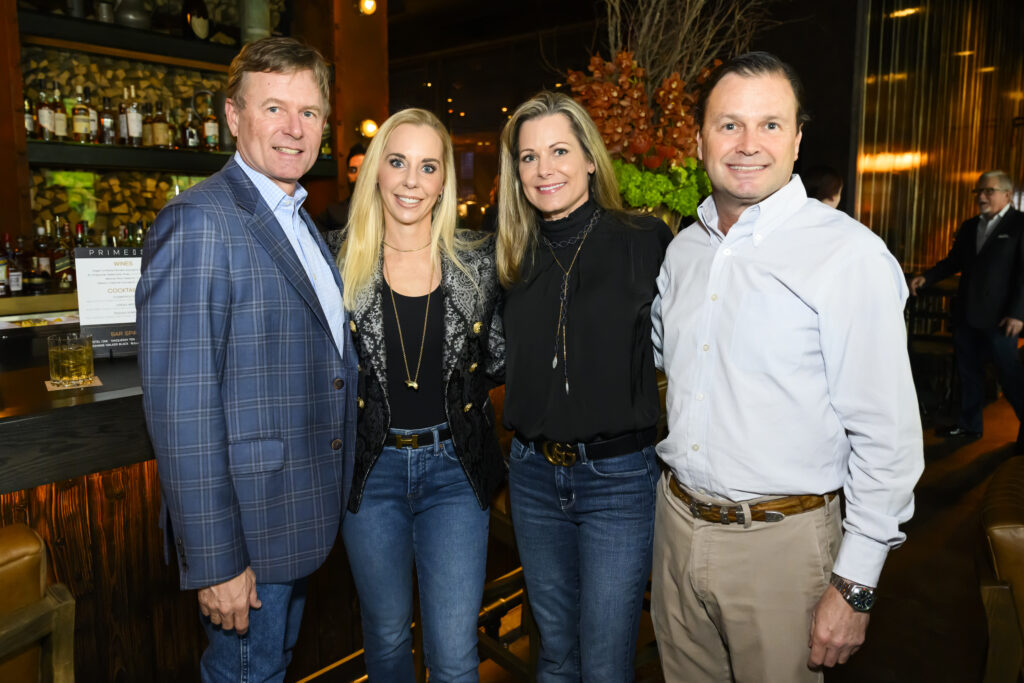 Wesley & Cassie Sinor, Leslie & John Giannukos at the grand opening of Ben Berg's latest concept, Prime 131, a live-fire and sushi restaurant  (Photo by Michelle Watson, Catchlightgroup.com)