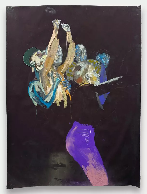 Wardell Milan's "Pulse. That's That Orlando Moon, 808 Club Bass," 2022, at Museum of Fine Arts, Houston. (© Wardell Milan, Courtesy Sikkema Jenkins & Co., New York)