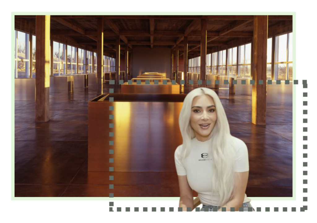 kim kardashian office tour donald judd foundation