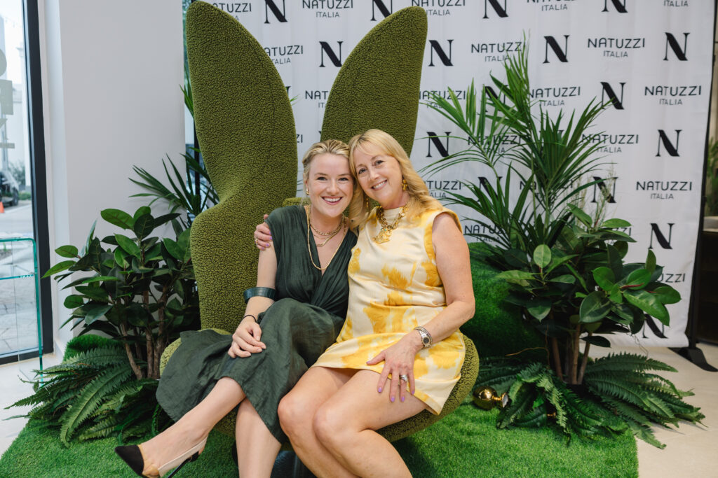 Alexandra Killion, Courtnay Tartt Elias at Natuzzi Italia Houston Grand Opening (Photo by Johnny Than)