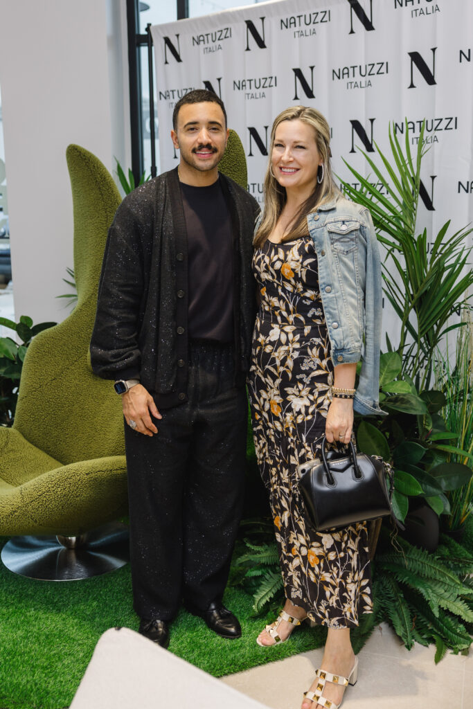 PJ Natuzzi, Bethany Buchanan at Natuzzi Italia Houston Grand Opening (Photo by Johnny Than)