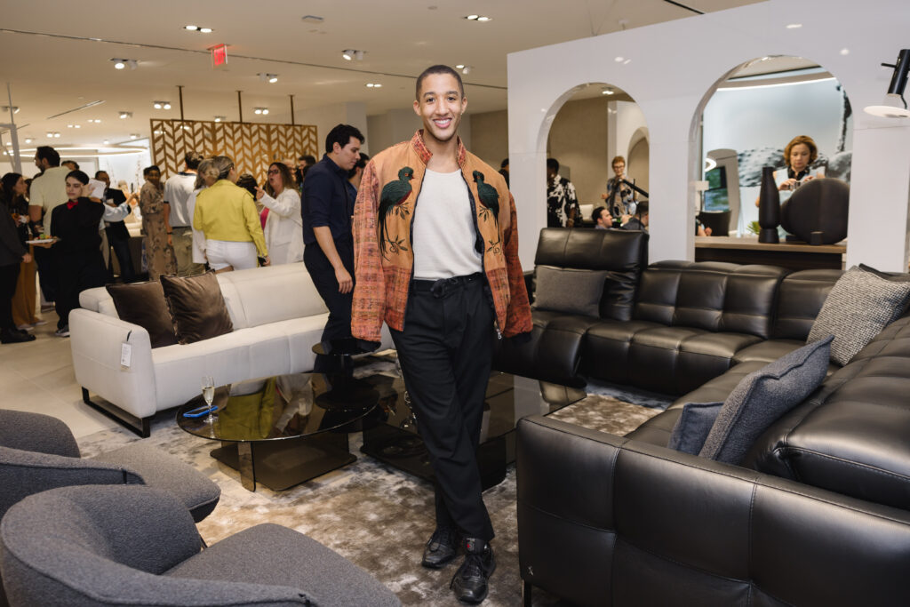 Harper Watters at Natuzzi Italia Houston Grand Opening (Photo by Johnny Than)