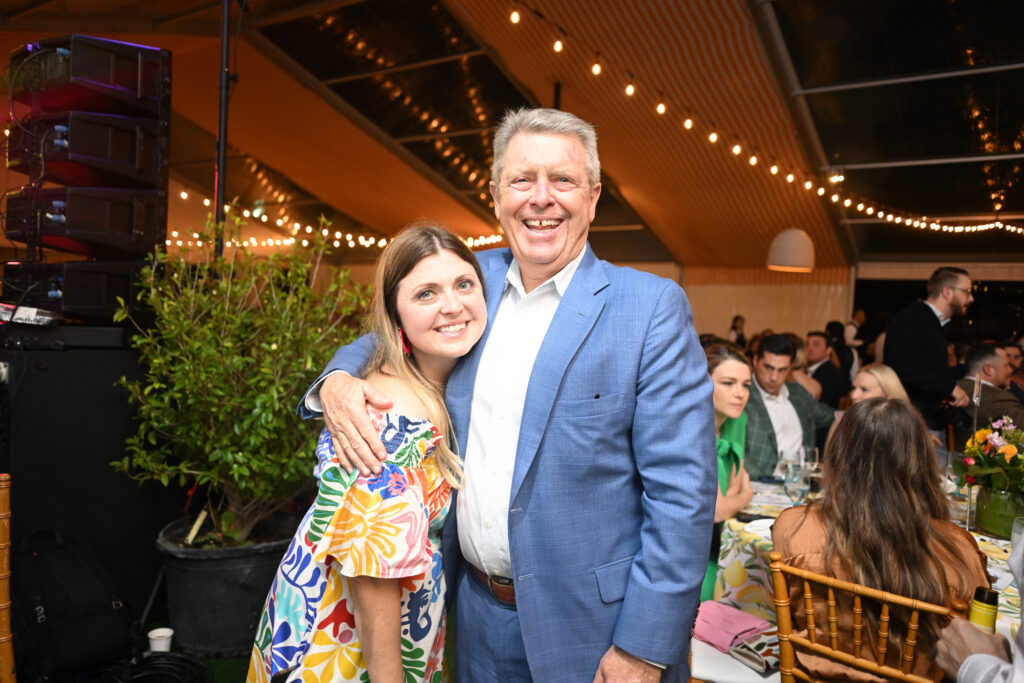Randi Koenig, Joe Cleary at the Trees for Houston Root Ball. (Photo by Daniel Ortiz)