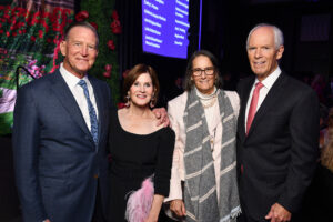 2024CISGala_Co-chairs Charles and Judy Tate; Meg and Dick Weekley