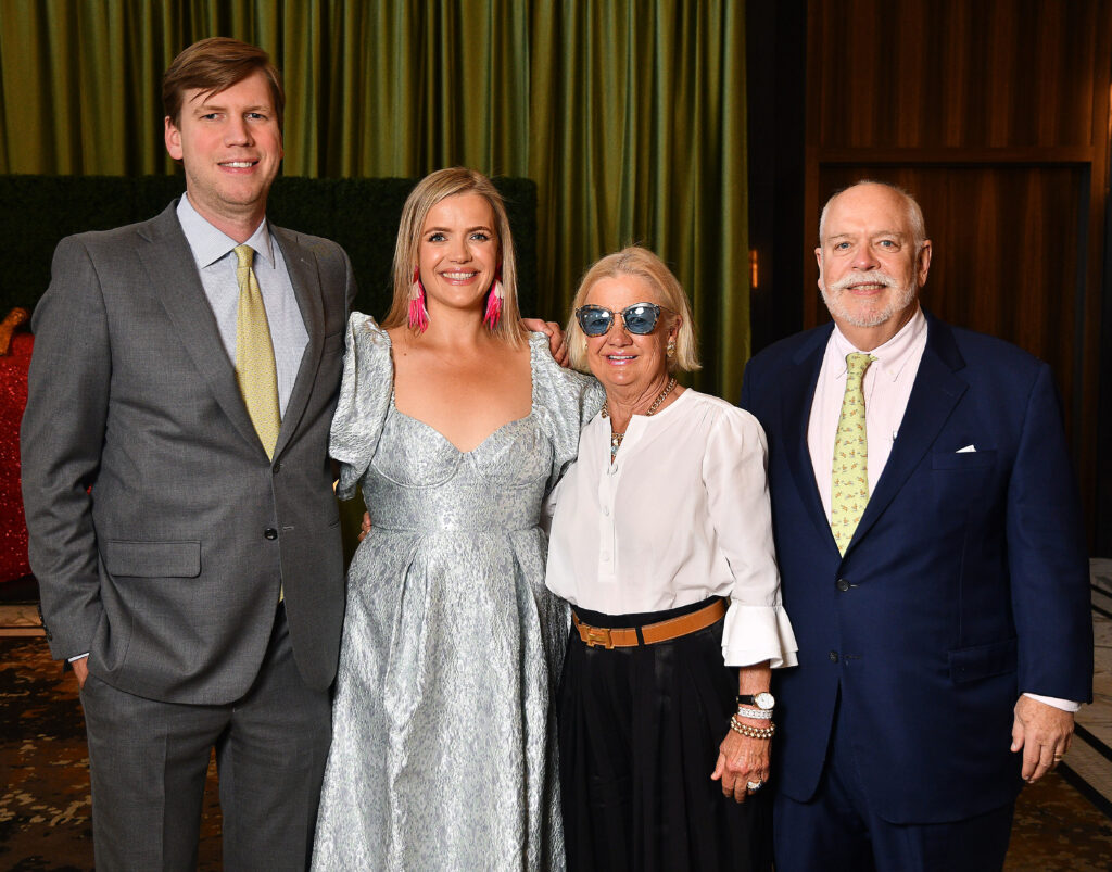 Gala chairs John & Cassie Milam with Kit & Carl Detering at the Communities in Schools dinner