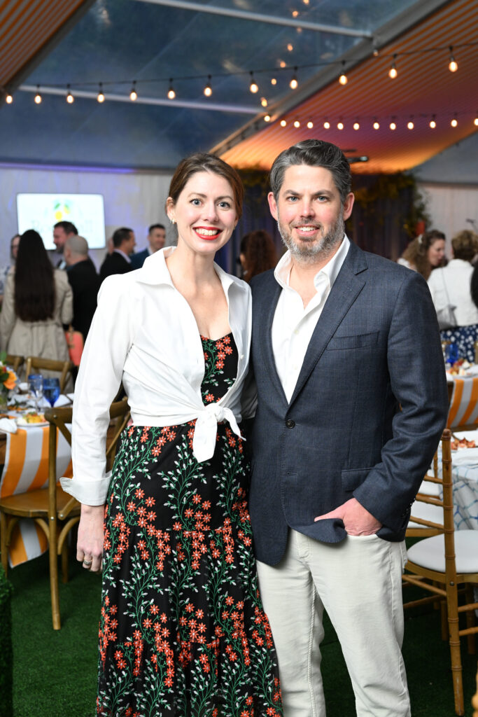 Becky & Seth Flechsig at the Trees for Houston Root Ball. (Photo by Daniel Ortiz)