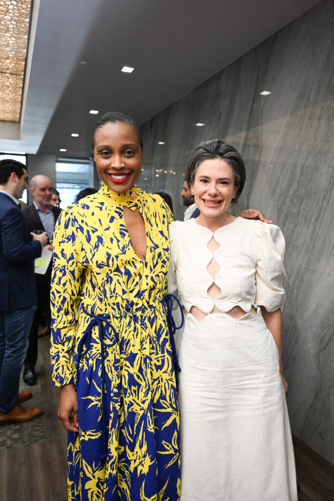 Alecia Harris, Hannah Siegel-Gardner  at the Houston Classical Charter School gala. (Photo by Daniel Ortiz)
