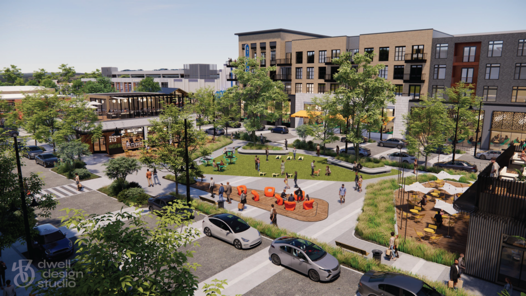 Arlington's public-private partnership with Trademark with transform the city once again. (Rendering by Dwell Design Studio)