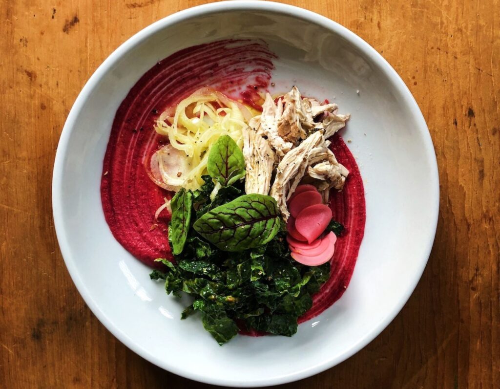 The garden fresh Favorite Bowl at James Provisions.