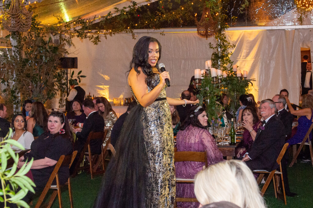 Junior League of Houston Charity Ball chair Ashley Seals helming the 'Enchanted: An Evening Once Upon A Time' gala  (Photo by Jacob Power)