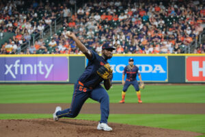 Houston Astros Ronel Blanco blanked the Toronto Blue Jays allowing no hits and no runs in 9 shutout innings. It was the 17th no-hitter in team history, at Minute Maid Park, April 1, 2024