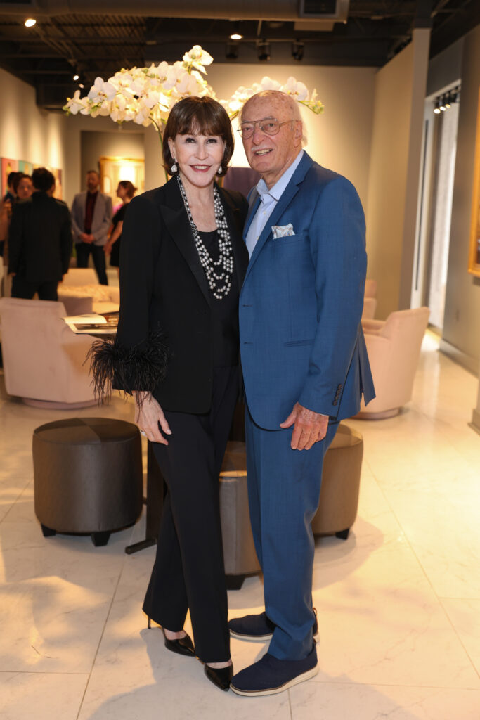 Shelby Hodge & Shafik Rifaat at the portrait unveiling at Gittings  (Photo by Priscilla Dickson)