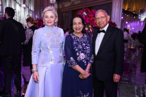 Beth Madison, Sushila and Dr. Durga Agrawal_Credit_Michelle Watson