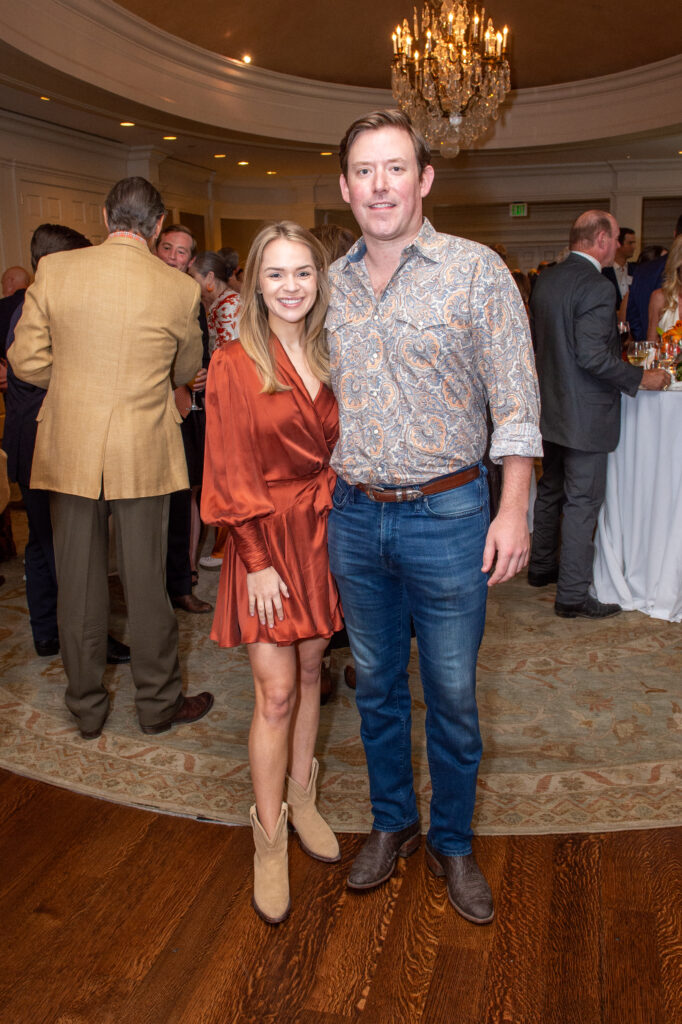 Brette Tucker, CJ Haynes-Dale at the Texas Exes Longhorn Legacy Scholarship Gala (Photo by Jacob Power)