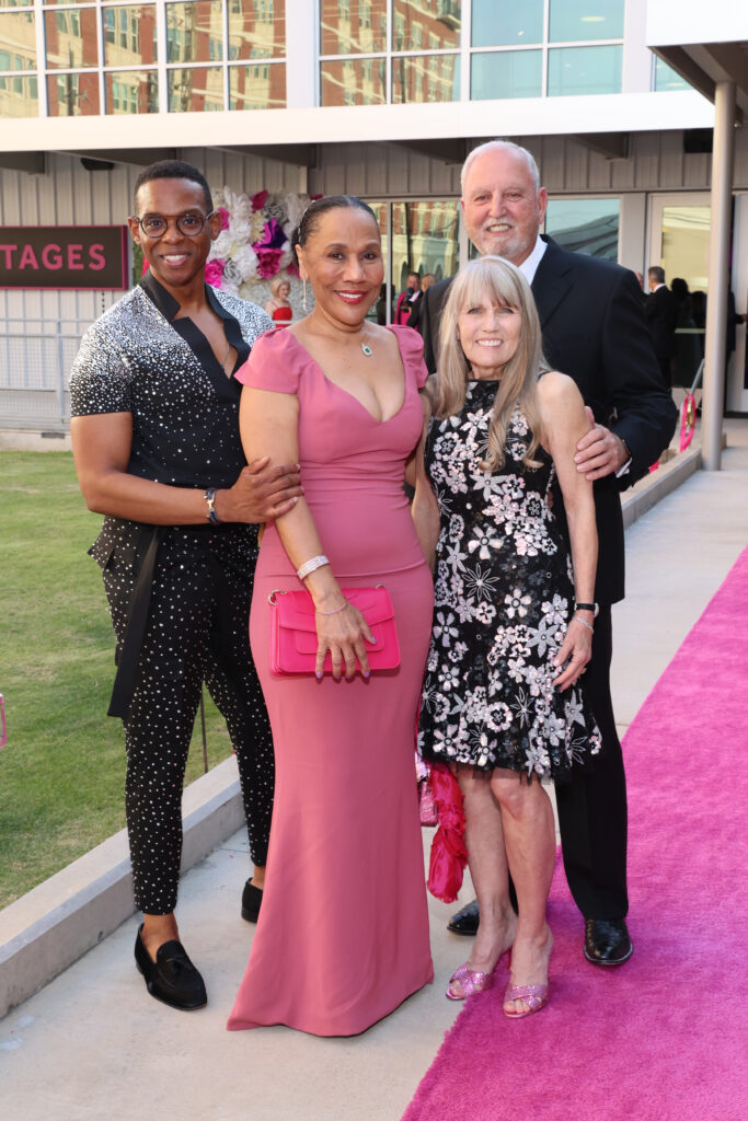Christopher Mitchell, Myrtle Jones, Glenda & Russell Gordy at Stages' Gala at The Gordy. (Photo by Priscilla Dickson)