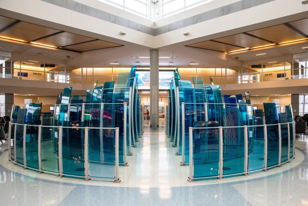 Christopher Janney’s "Circling" (2006), is part of DFW's ever-growing art collection. (Courtesy DFW Airport)