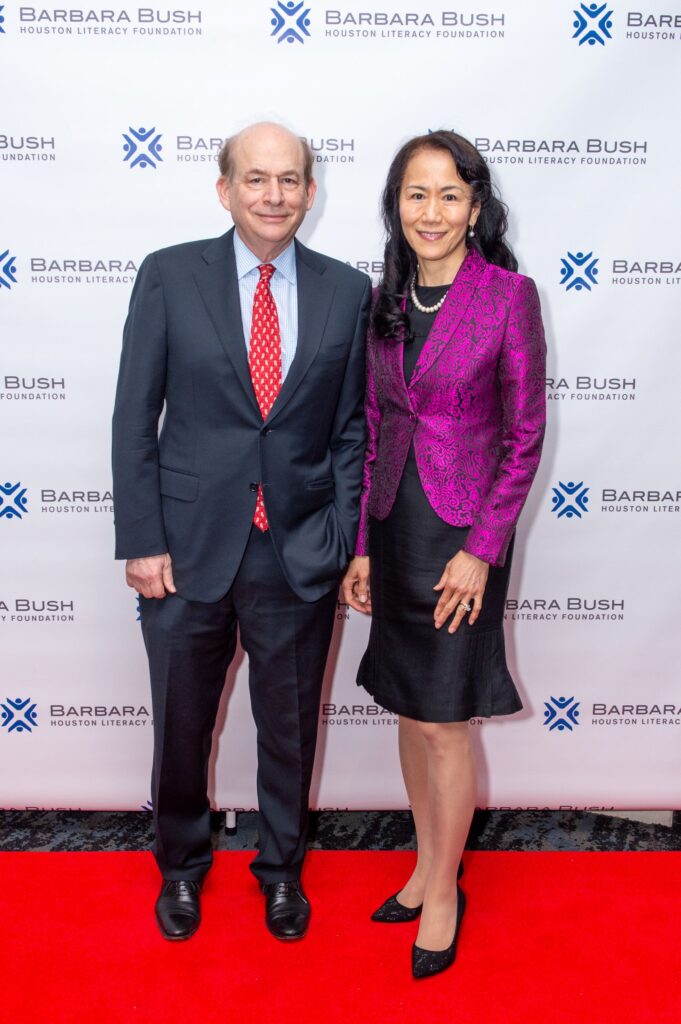 David Leebron and Y Ping Sun.
Photo by Jacob Power.