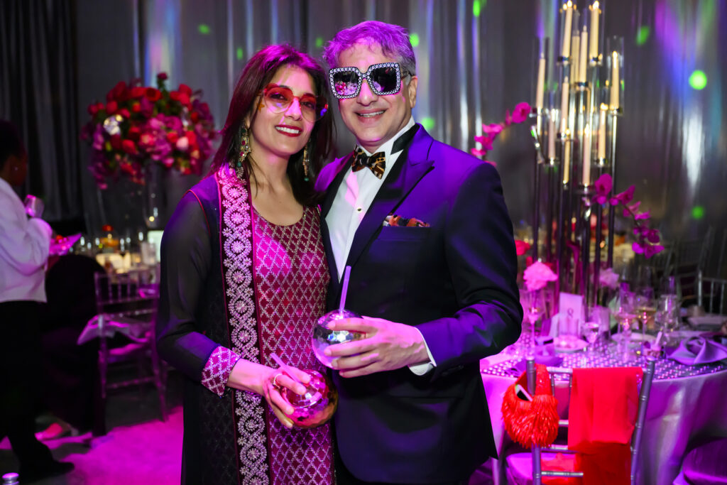 Dr. Nadia Mohyuddin & Dr. Apurva 
Thekdi at the Houston Grand Opera 'Mirror Ball' (Photo by Michelle Watson, Catchlightgroup.com)