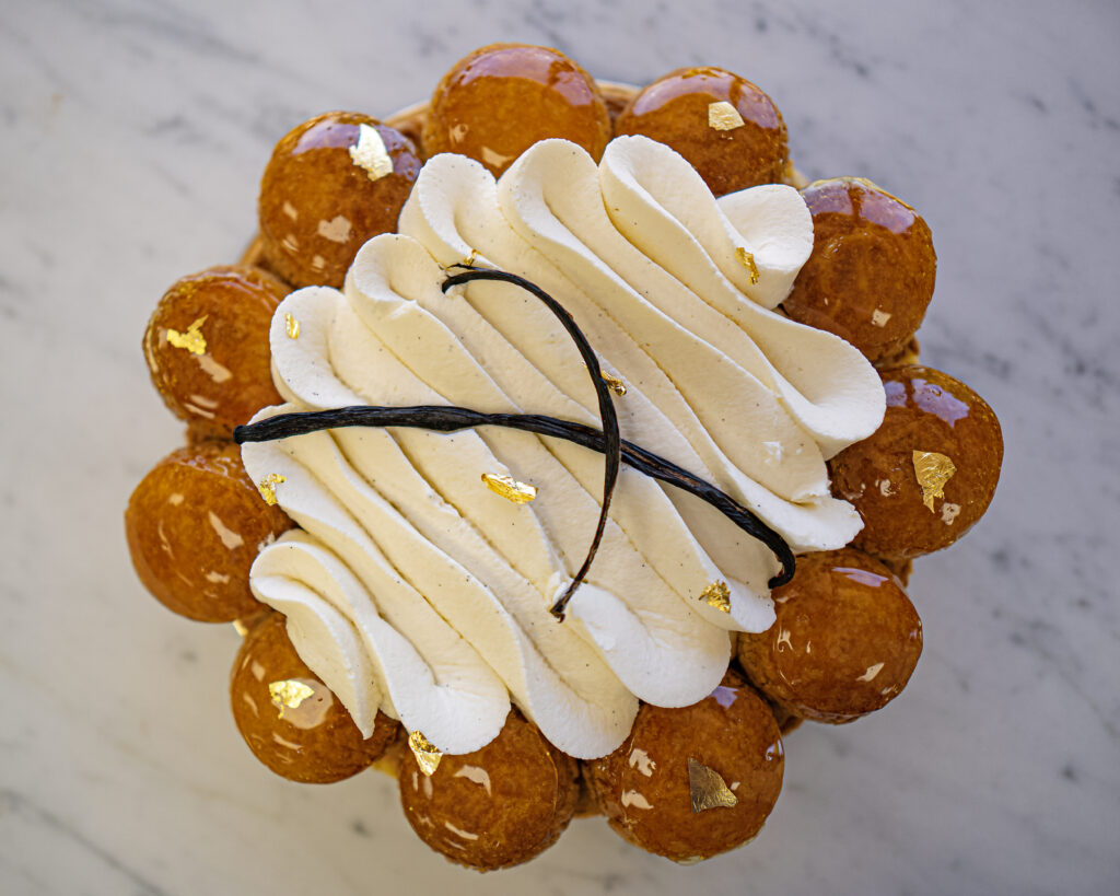 A delectable gateau St. Honore makes an impression at Magnol French Baking. (Photo by Reese Littleton)