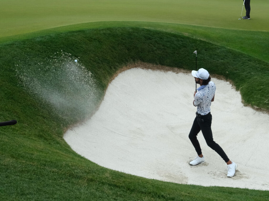 Aaron Rai made the most of his Houston Open, getting out of trouble to finish in the Top 10. (Photo by F. Carter Smith)