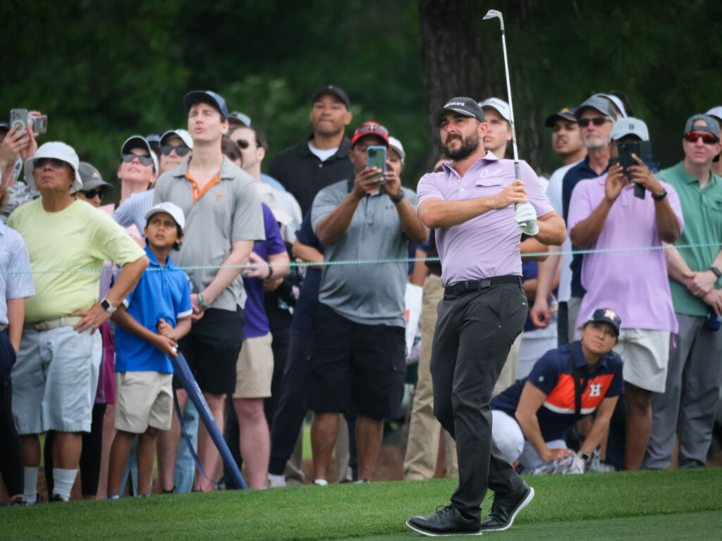 Stephan Jaeger stayed strong at the Houston Open to stun the golf world and turn back Scottie Scheffler. (Photo by F. Carter Smith)