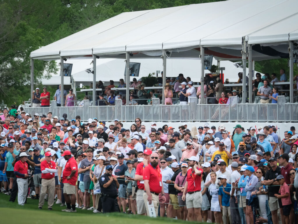 The crowds came out for the Houston Open, with Masters anticipation beckoning. (Photo by F. Carter Smith)