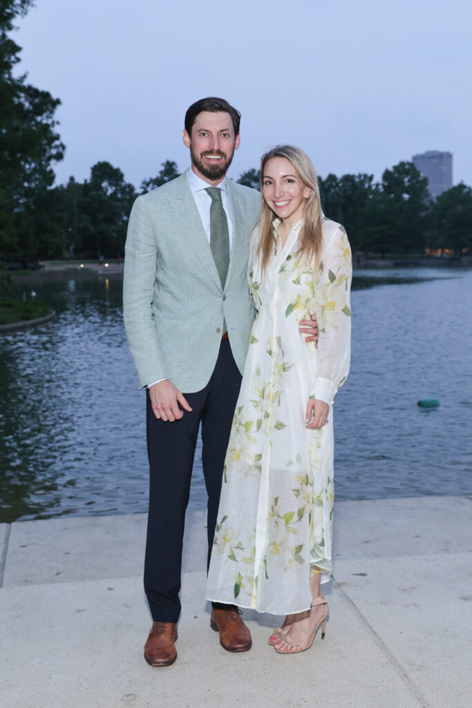 Jeffrey & Alexandra Butt  at the Hermann Park Conservancy 'Evening in the Park' (Photo by Priscilla Dickson)