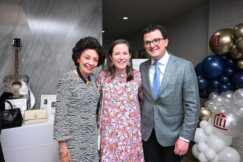 Kathy Goossen, Anna & Charlie Schwartzel at the Houston Classical Charter School gala. (Photo by Daniel Ortiz)