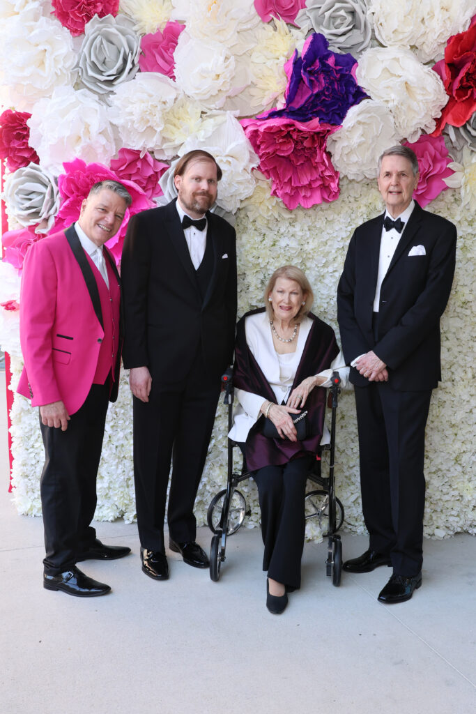 Kenn McLaughlin, John Ryan Bentsen, Gayle & Lloyd Bentsen at Stages' Gala at The Gordy. (Photo by Priscilla Dickson) 