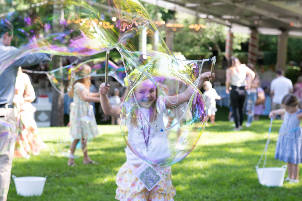 Kristy Steingrimsson at the Bayou Bend Children's Party. (Photo by Wilson Parish)