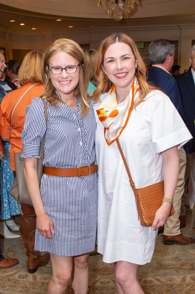Lauren Hunsacker, Regan Bailey at the Texas Exes Longhorn Legacy Scholarship Gala (Photo by Jacob Power)