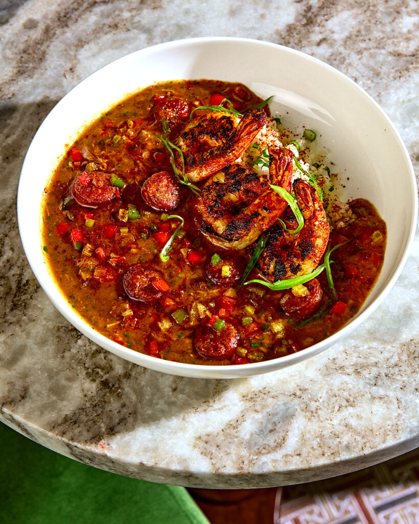 The gumbo at Little Daisy was inspired by chef Jeramie Robison's Louisiana upbringing. (Photo by Brittany Conerly)