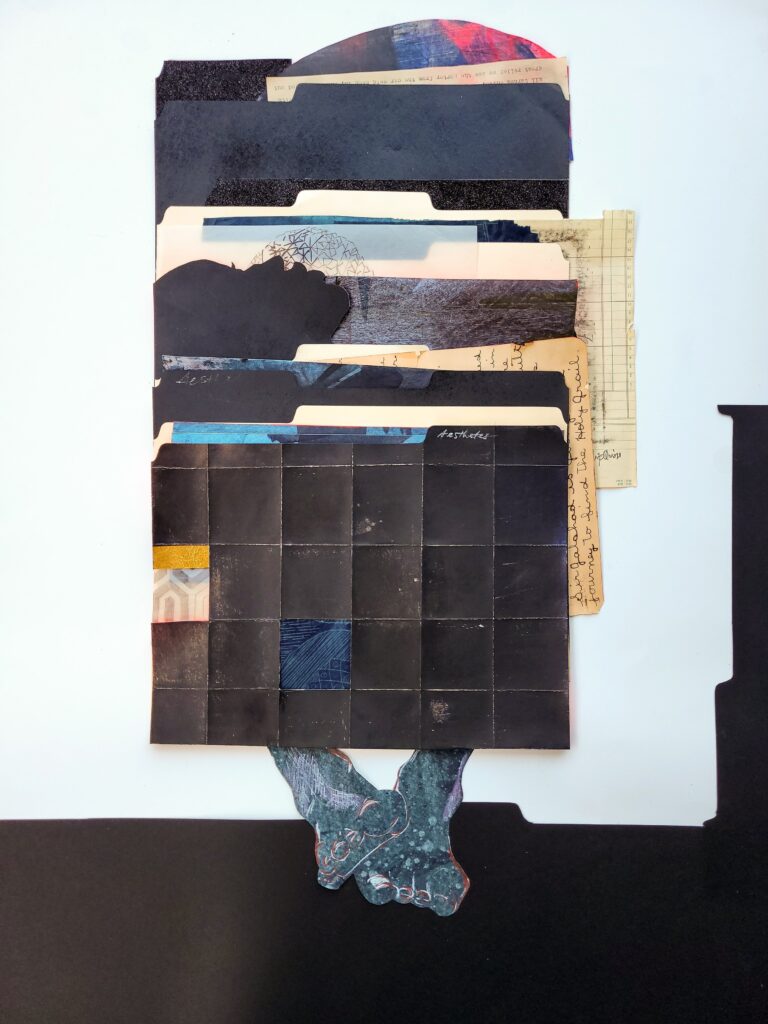 Lovie Olivia's "Dark Tower 1.0," 2021, at Museum of Fine Arts, Houston. Private Collection, New York City. (Photo by Lovie Olivia, Courtesy Lovie Olivia and Tinney Contemporary, Nashville)