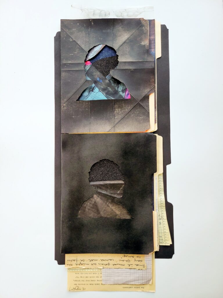 Lovie Olivia, "Dark Tower 2.0," 2021, at Museum of Fine Arts, Houston. Private Collection, New York City. (Photo by Lovie Olivia, courtesy Lovie Olivia and Tinney Contemporary, Nashville)