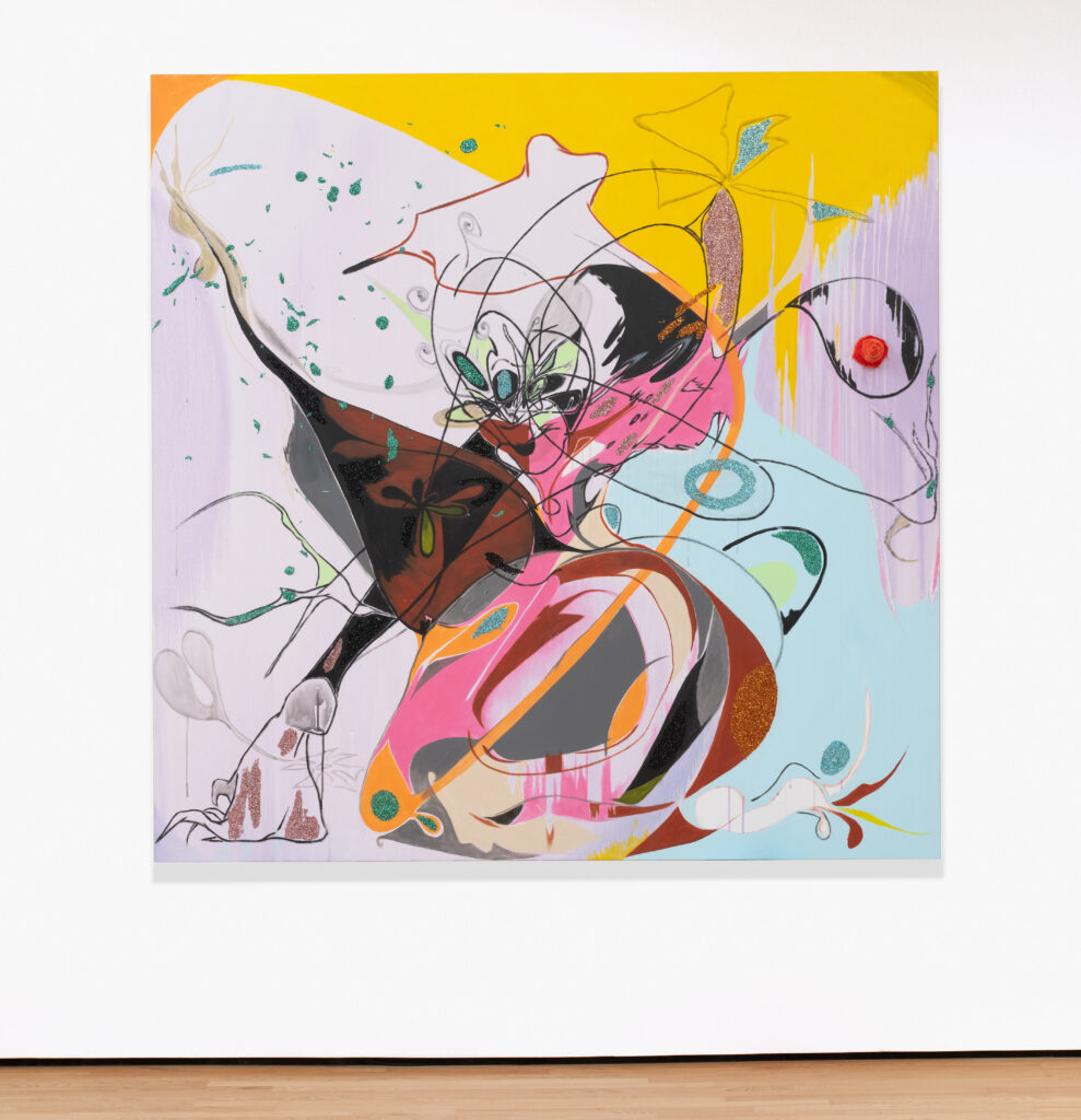 Theresa Chromati's "Poised sprouts of Refusal (She Who Says No Says Yes to Freedom)," 2024, at Tureen