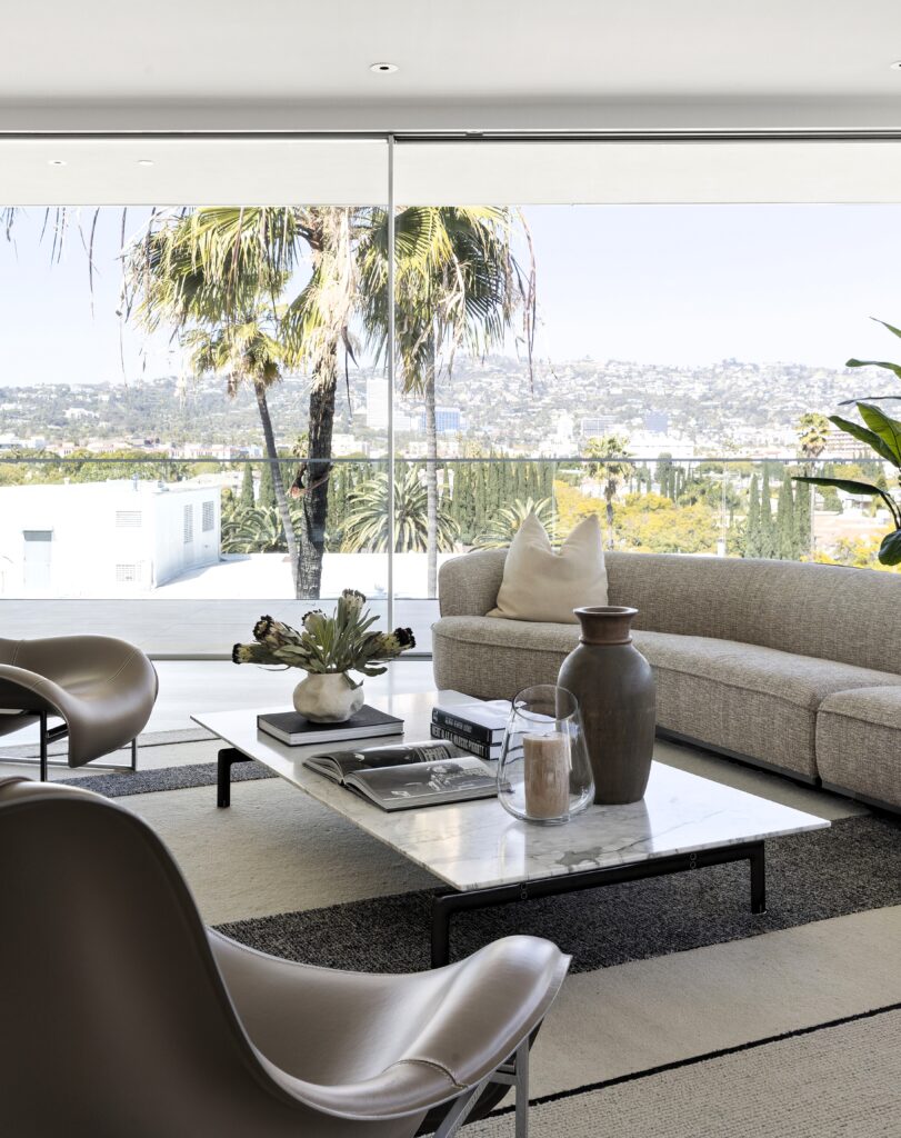 Nina Magon Studio with BeDesign installation for Balmain at the Mandarin Oriental Residences in Beverly Hills  (Photo by Ryan Lahiff)