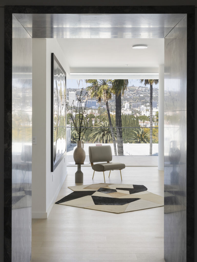 Nina Magon Studio with BeDesign installation for Balmain at the Mandarin Oriental Residences in Beverly Hills  (Photo by Ryan Lahiff)