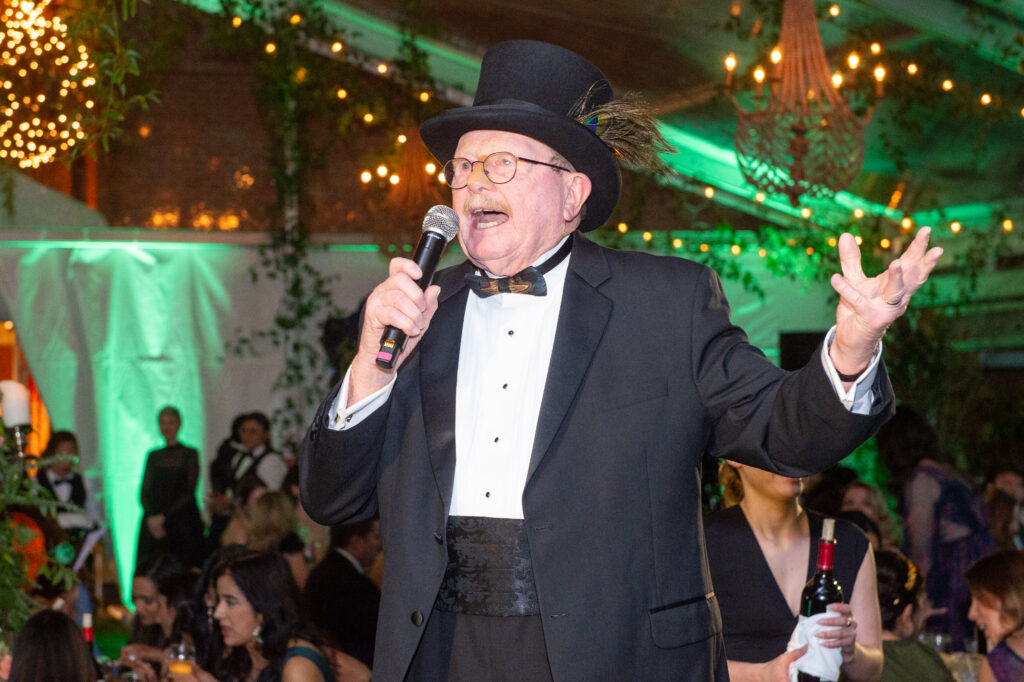 Tea Room general manager Malcolm Rowland at the Junior League of Houston Charity Ball (Photo by Jacob Power)