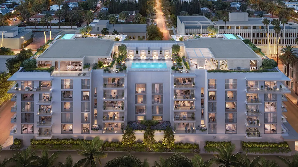 The Mandarin Oriental Residences in Beverly Hills (Courtesy photo) (Photo by Ryan Lahiff)