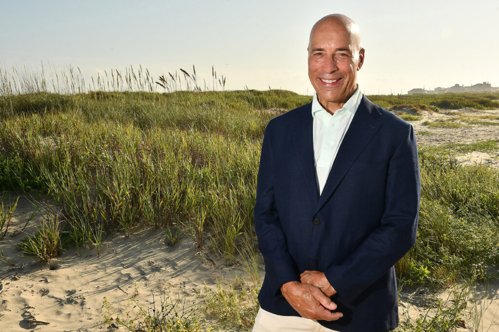 Roseate Beach's visionary Manny Mehos grew up in Galveston and own homes on the island.