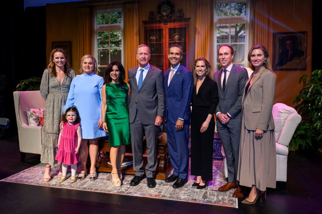 Members of the Bush family take in The Celebration of Reading. (Photo by Michelle Watson)