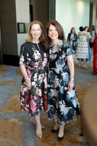 Milestones Luncheon Co-chair Linda Secrest and JLD Sustainer President Candace Winslow (Photo by Tamytha Cameron)