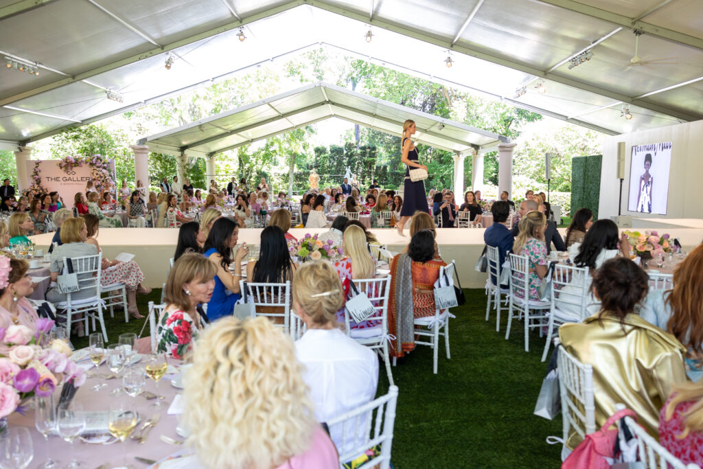 Neiman Marcus rules the catwalk at the Bayou Bend fashion show and luncheon sponsored by The Galleria/Simon. (Photo by Jenny Antill)