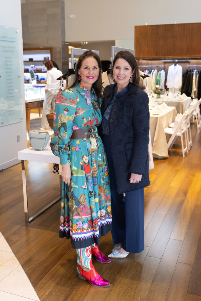 Maison Common owner/designer Rieke Common with Elizabeth Anthony owner Julie Roberts. (Photo by Wilson Parish)
