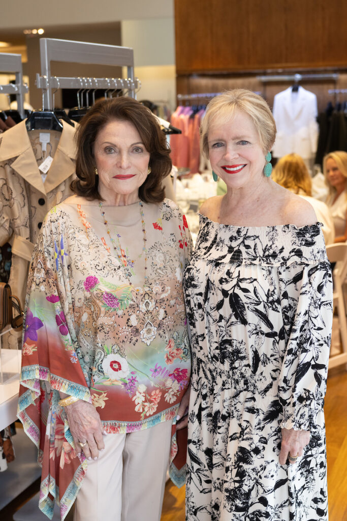 Beth Wolff, Leila Perrin at the Maison Common personal appearance and luncheon at Elizabeth Anthony. (Photo by Wilson Parish)