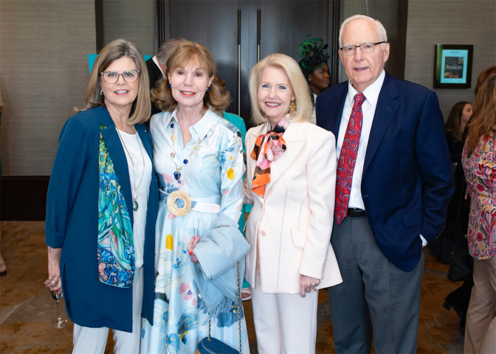 Rev. Linda Roby, Gay Solomon, Sustainer of the Year Kathleen Gibson, and Bill Solomon (Photo by Tamytha Cameron)