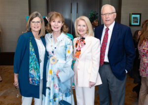 Rev. Linda Roby, Gay Solomon, Sustainer of the Year Kathleen Gibson, and Bill Solomon (Photo by Tamytha Cameron)