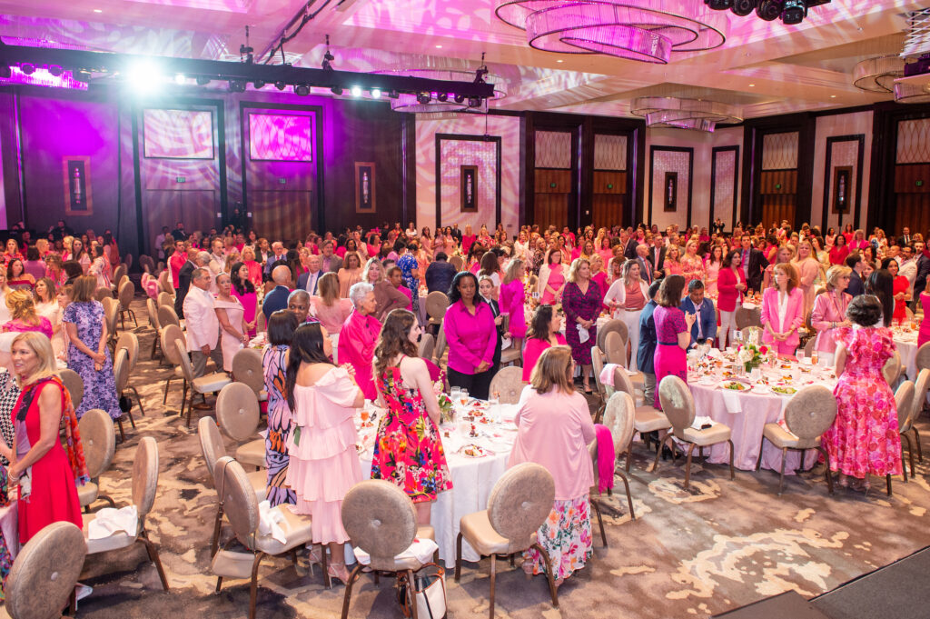 It was a sea of pink at the Tickled Pink Luncheon. Photo by Jacob Power.